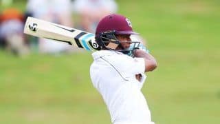 Shane Dowrich's ton takes West Indies to 414, Sri Lanka 3 down for 31 in reply